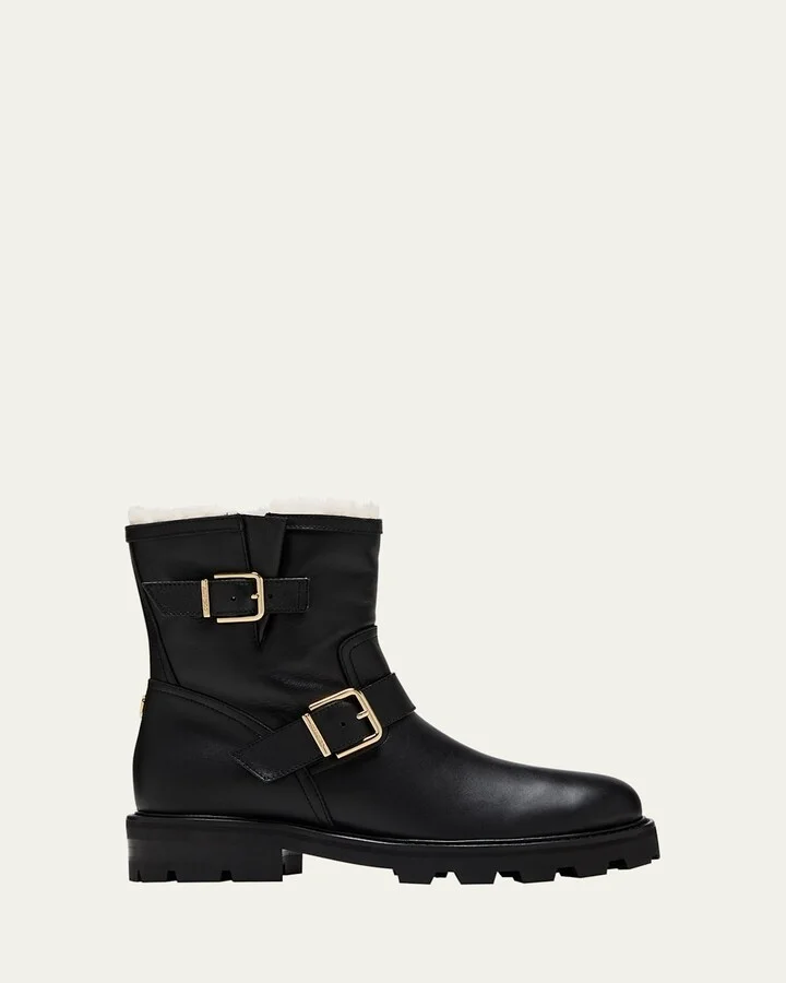 Youth II Shearling Biker Booties