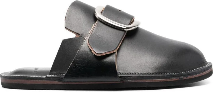 Youths In Balaclava Spinal Sandal Leather Shoes