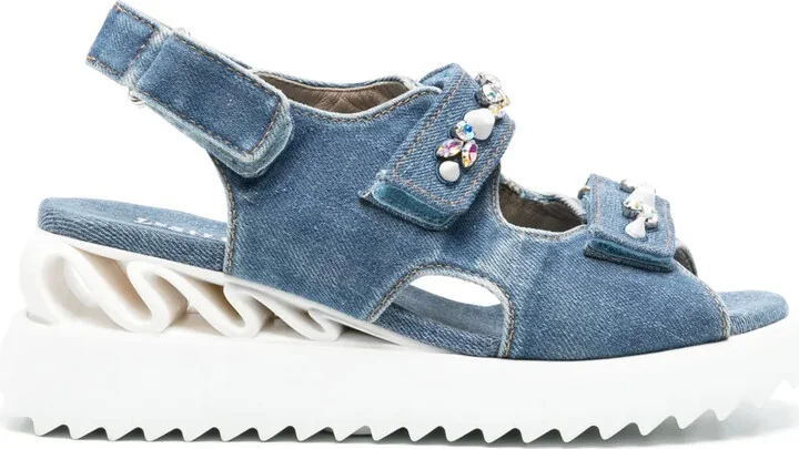 Yui denim sandals