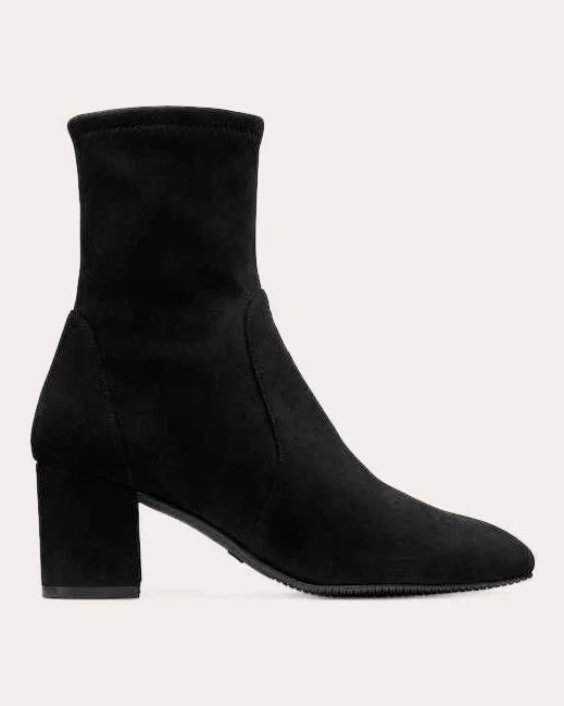 Yuliana 60 Stretch-Suede Sock Ankle Boot