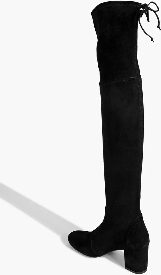 Yuliana stretch-suede over-the-knee-boots - Image 3