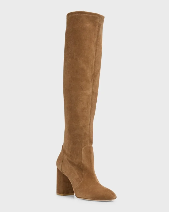 Yuliana Suede Knee Boots - Image 5
