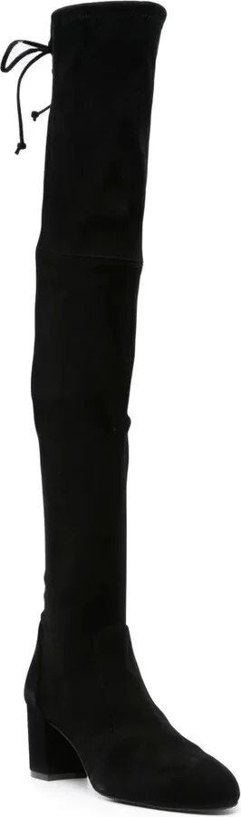 Yulianaland 60mm tie-fastening suede boots - Image 2