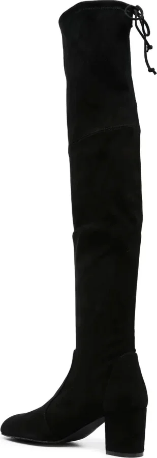 Yulianaland 60mm tie-fastening suede boots - Image 3