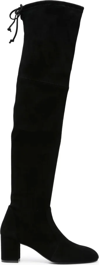 Yulianaland 60mm tie-fastening suede boots