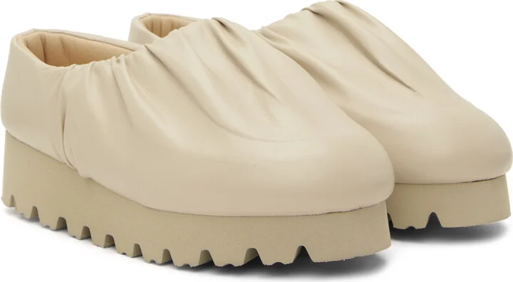YUME YUME Beige Camp Loafers - Image 4