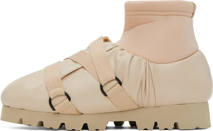 YUME YUME Beige Camp Mid Boots - Image 3