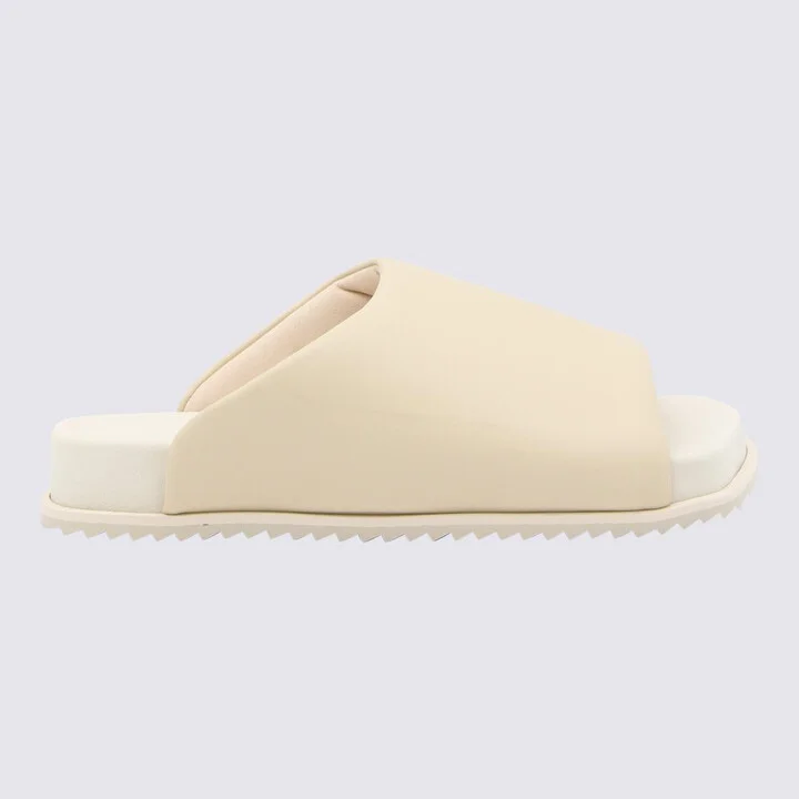 Yume Yume Beige Faux Leather Finn Sider Sandals