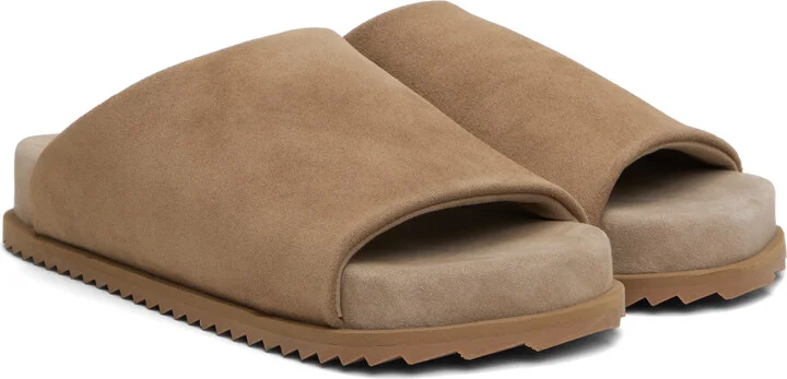 YUME YUME Beige Finn Slider Sandals - Image 4