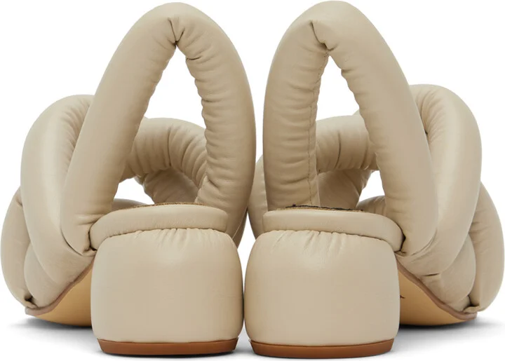 YUME YUME Beige Henrik Vibskov Edition Sausage Heeled Sandals - Image 2