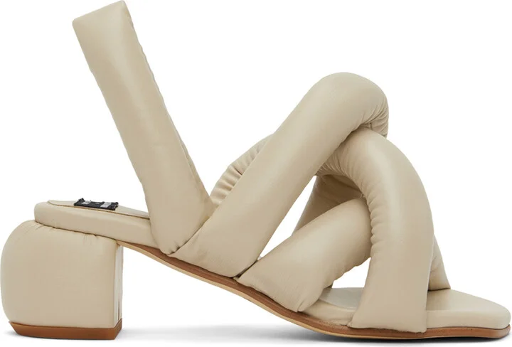 YUME YUME Beige Henrik Vibskov Edition Sausage Heeled Sandals