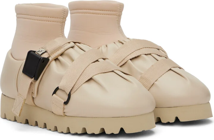 YUME YUME Beige Nawa Camp Boots - Image 4