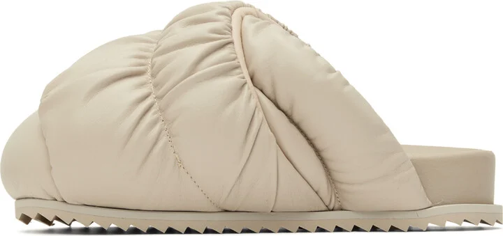 YUME YUME Beige Tent Mules - Image 3