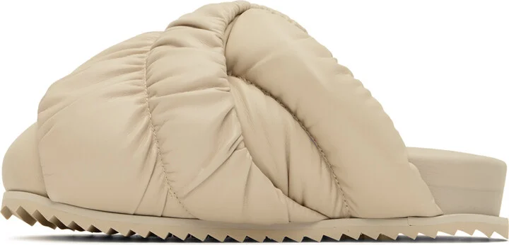 YUME YUME Beige Tent Slides - Image 3