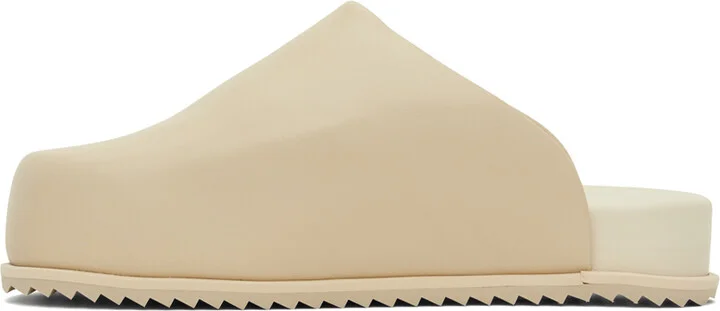 YUME YUME Beige Truck Slide Loafers - Image 3