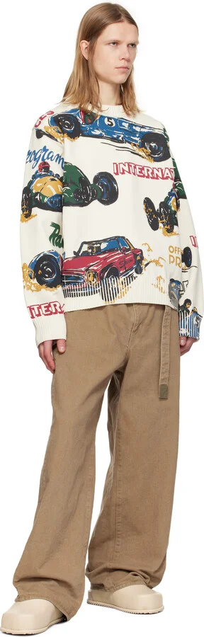 YUME YUME Beige Truck Slides - Image 5