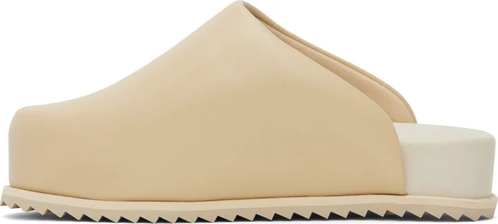 YUME YUME Beige Truck Slides - Image 3