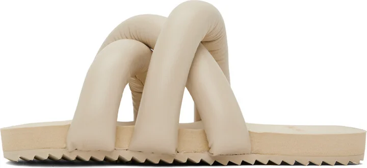YUME YUME Beige Tyre Sandals - Image 3
