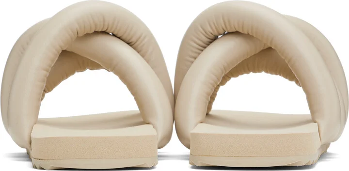YUME YUME Beige Tyre Slides - Image 2