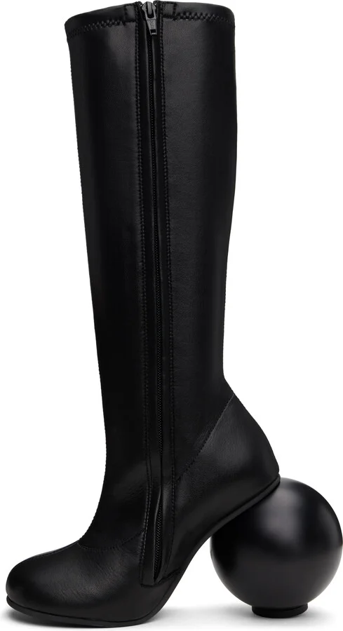 YUME YUME Black Ball Tall Boots - Image 3