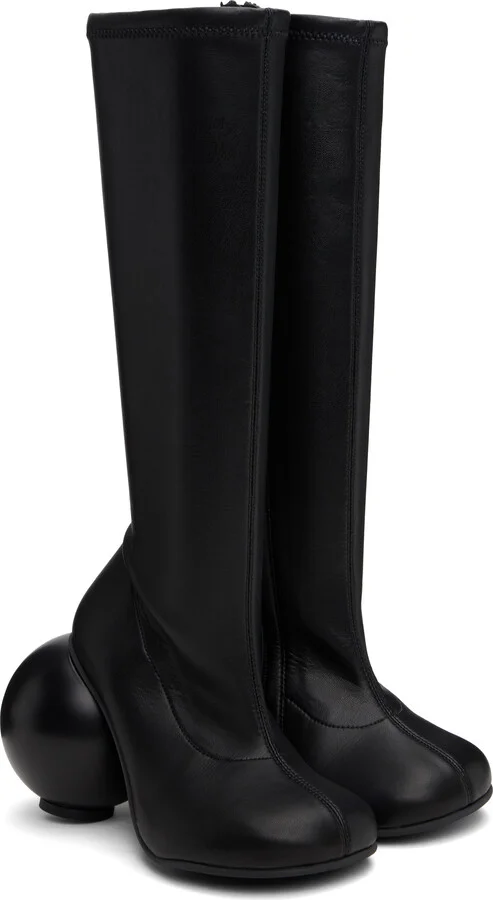 YUME YUME Black Ball Tall Boots - Image 4