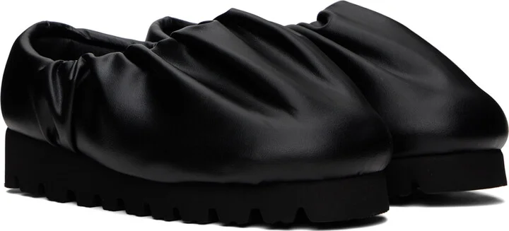 YUME YUME Black Camp Low Slip-On Loafers - Image 4