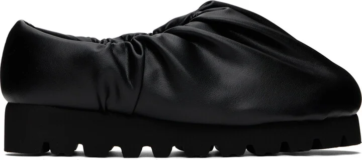 YUME YUME Black Camp Low Slip-On Loafers