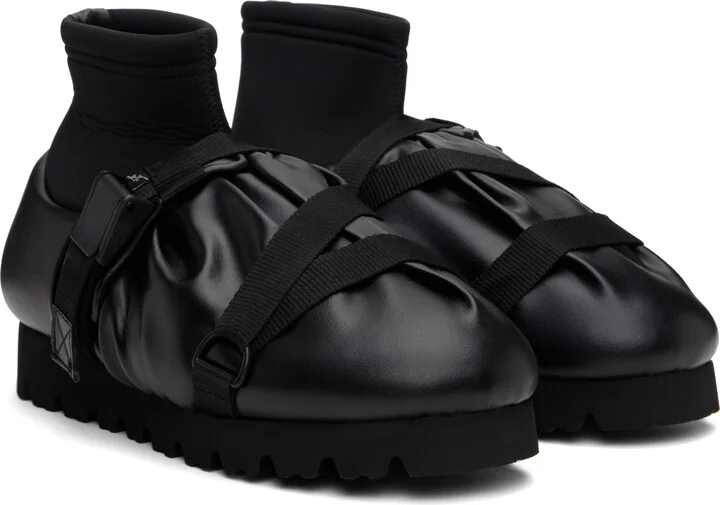 YUME YUME Black Camp Mid Sneakers - Image 4