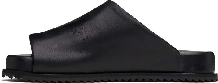 YUME YUME Black Finn Slider Sandals - Image 3