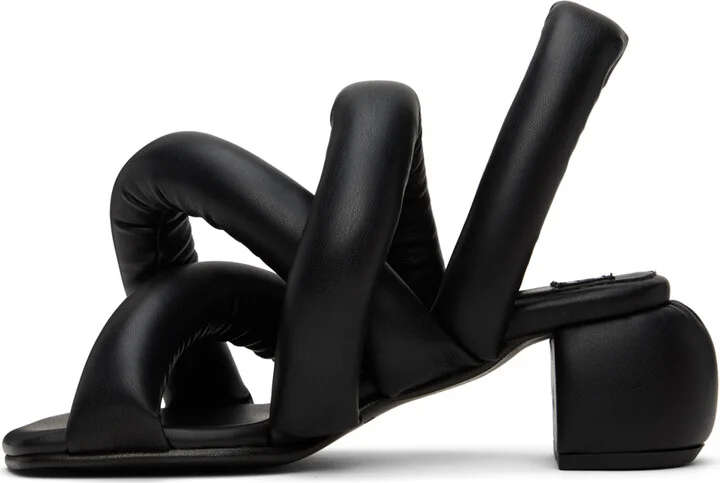 YUME YUME Black Henrik Vibskov Edition Sausage Heeled Sandals - Image 3