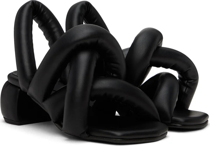 YUME YUME Black Henrik Vibskov Edition Sausage Heeled Sandals - Image 4