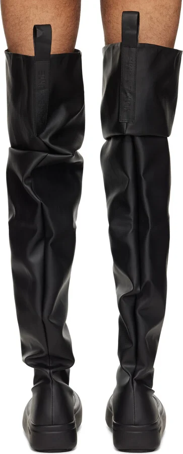 YUME YUME Black High Fisherman Boots - Image 2