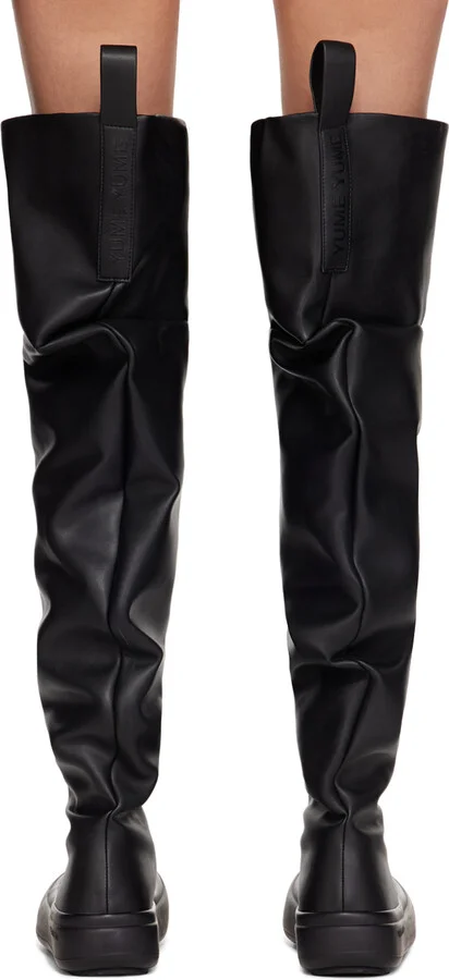 YUME YUME Black High Fisherman Boots - Image 2