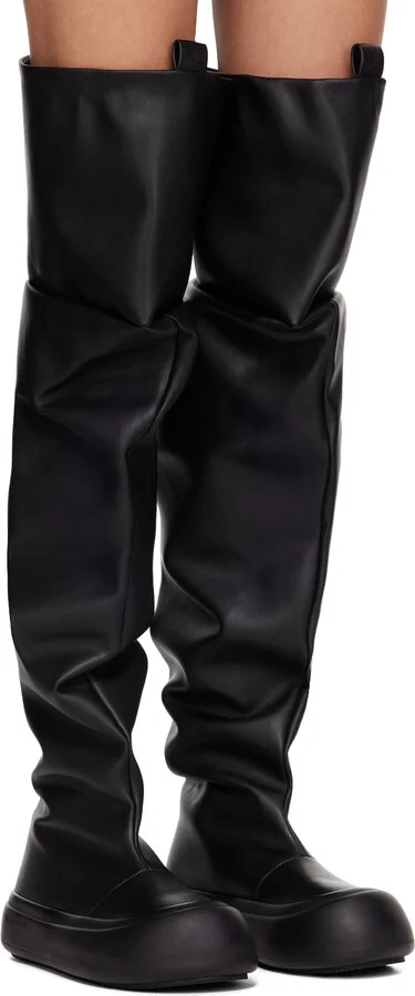 YUME YUME Black High Fisherman Boots - Image 4