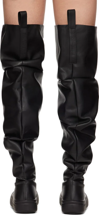 YUME YUME Black High Fisherman Boots - Image 2