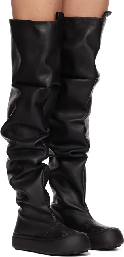 YUME YUME Black High Fisherman Boots - Image 4