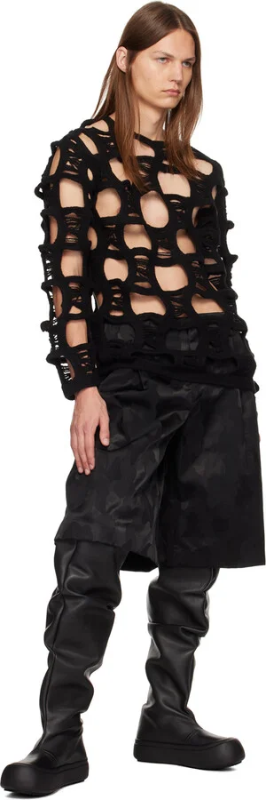 YUME YUME Black High Fisherman Boots - Image 5
