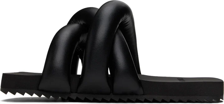 YUME YUME Black Tyre Slide Sandals - Image 3