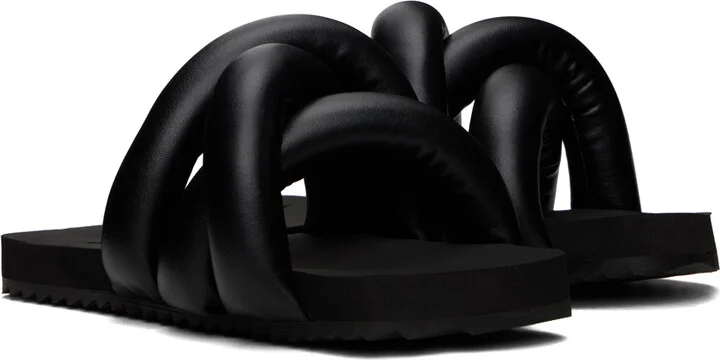 YUME YUME Black Tyre Slide Sandals - Image 4