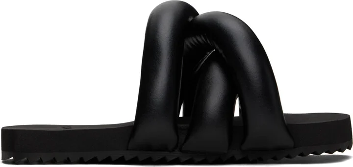 YUME YUME Black Tyre Slide Sandals