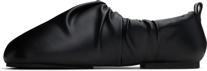 YUME YUME Black Wrinkle Loafers - Image 3