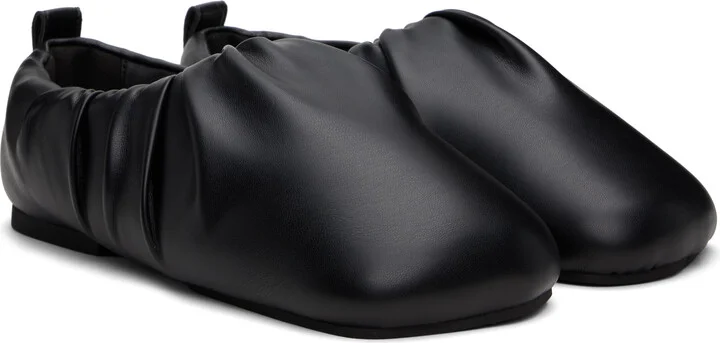 YUME YUME Black Wrinkle Loafers - Image 4