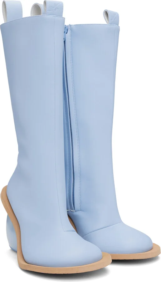 YUME YUME Blue Love Tall Boots - Image 4