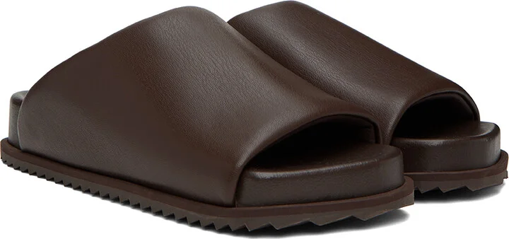 YUME YUME Brown Finn Slides - Image 4