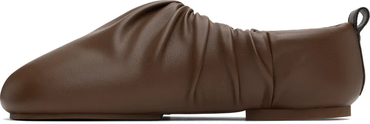 YUME YUME Brown Wrinkle Loafers - Image 3