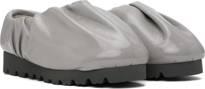 YUME YUME Gray Camp Low Slip-On Loafers - Image 4