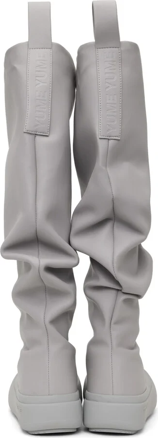 YUME YUME Gray Fisherman Boots - Image 2