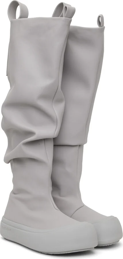 YUME YUME Gray Fisherman Boots - Image 4