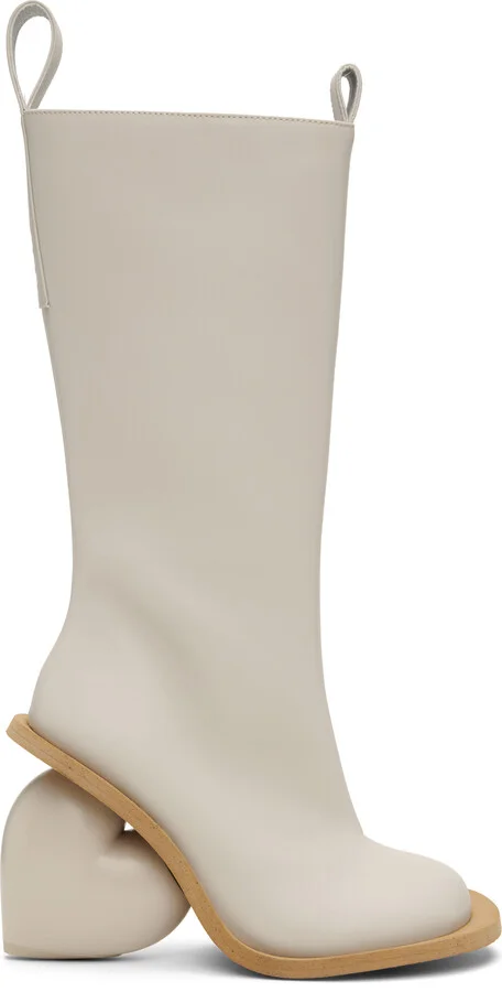 YUME YUME Gray Love Tall Boots