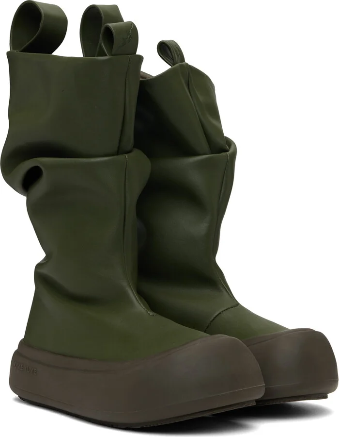 YUME YUME Green Low Fisherman Boots - Image 4